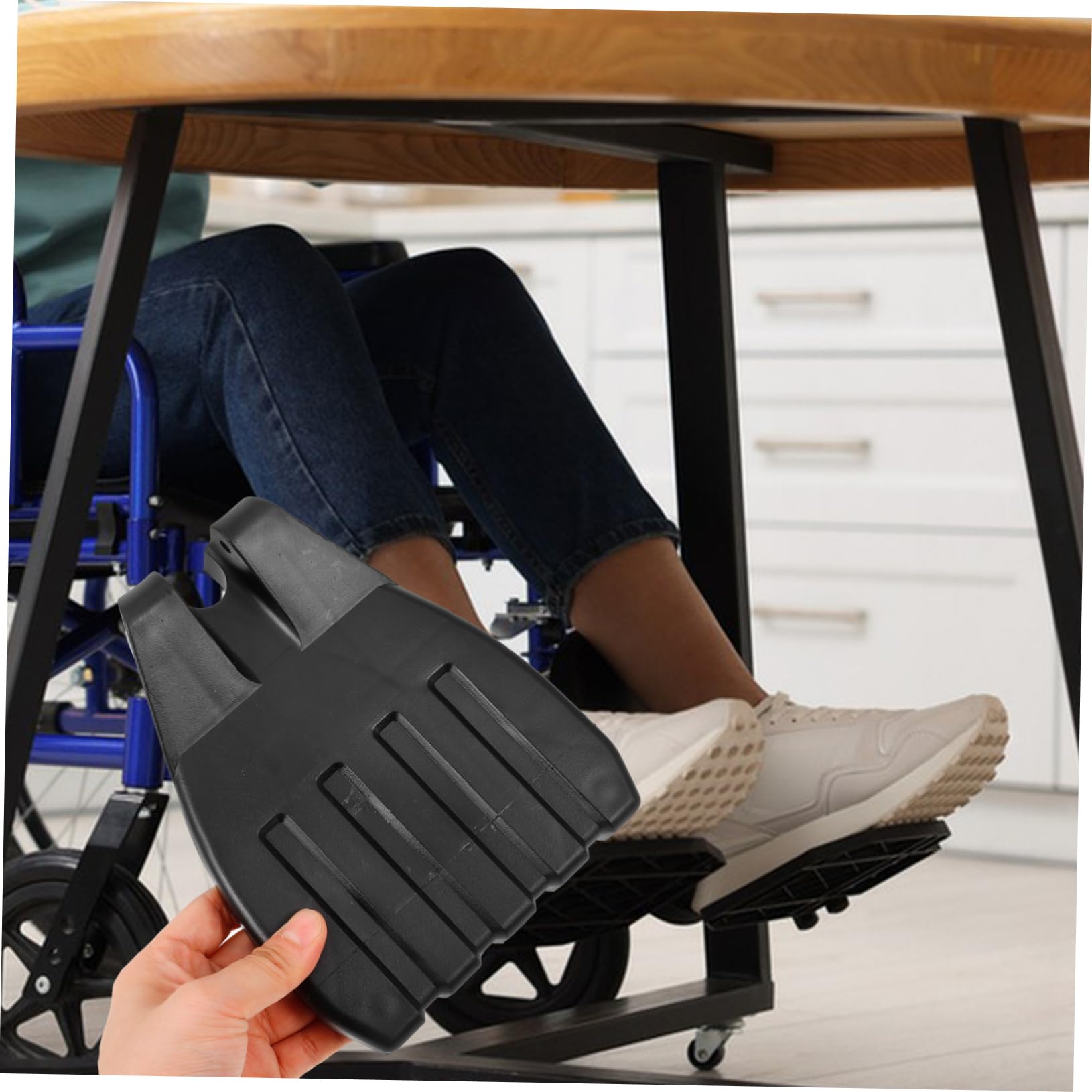 FRCOLOR 8 Piezas Reposapiés Para Silla De Ruedas Almohadilla Para Las Reposapiés De Repuesto Para Silla De Ruedas Para a De as Para Pacientes Pedal De a