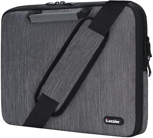 Miniatura 2 de iCozzier 13-13.3 Pulgadas Asa Portátil Maletín Bolsa De Hombro Accesorios Electrónicos Organizador Messenger Estuche De Transporte Con Hombro Y