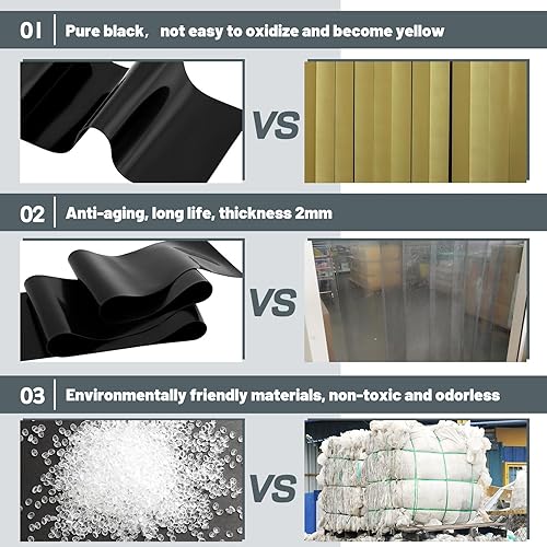 Miniatura 15 de Juexica Kit de cortina de puerta de plástico de 36 x 80 pulgadas, cortinas de invierno de 0.08 pulgadas, cortina de puerta de congelador