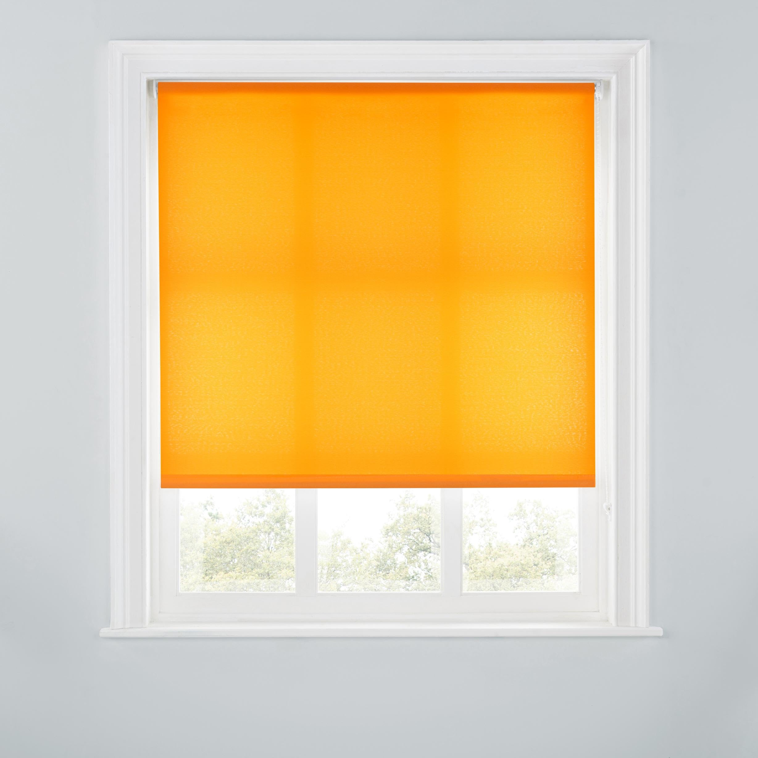 Trimmable Daylight Roller Blind - 2FT - ORANGE - 60cm(W) x 170cm(L)