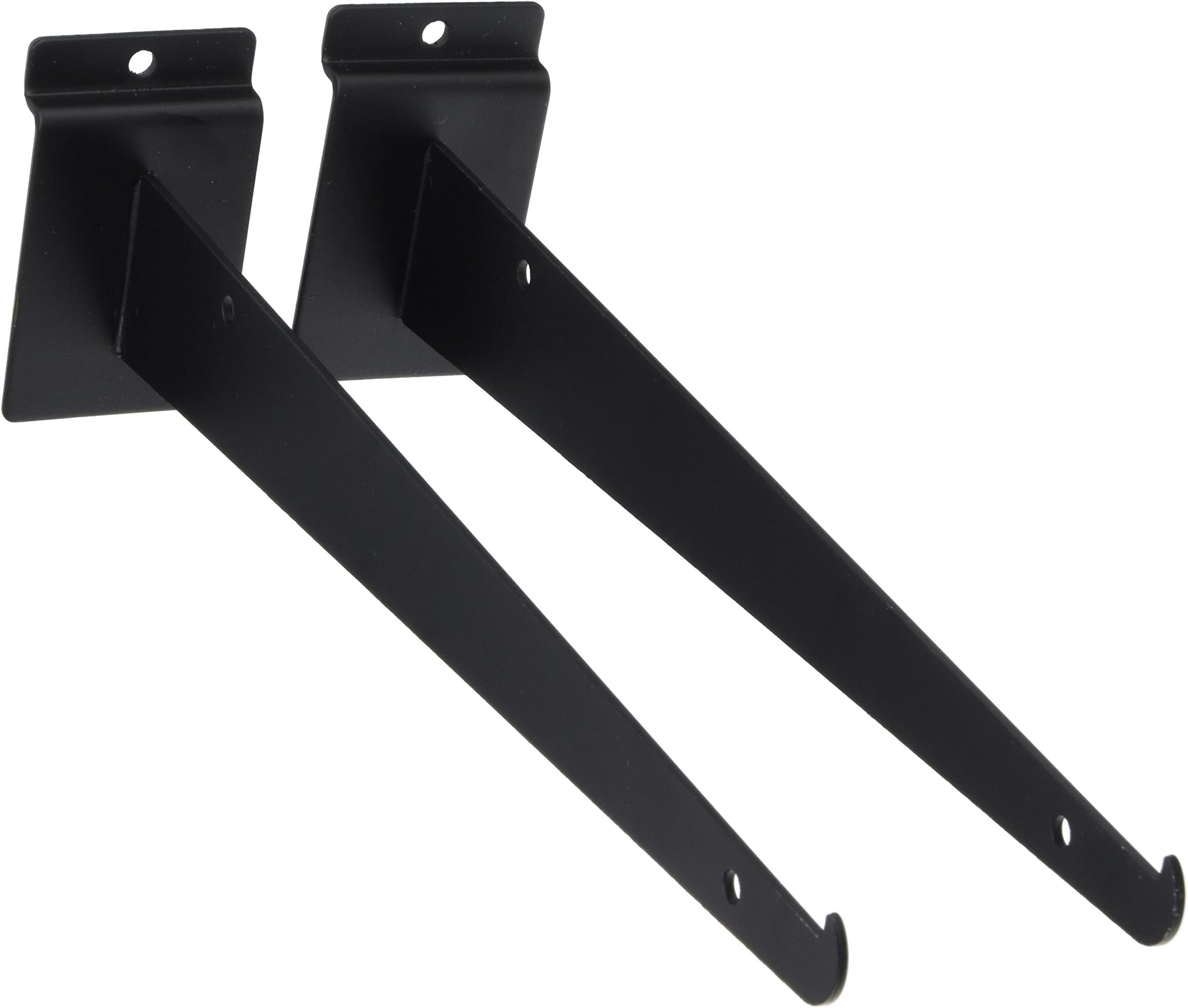 Ingles Products SA-203 12-Inch Slatwall Shelf Brackets Pair