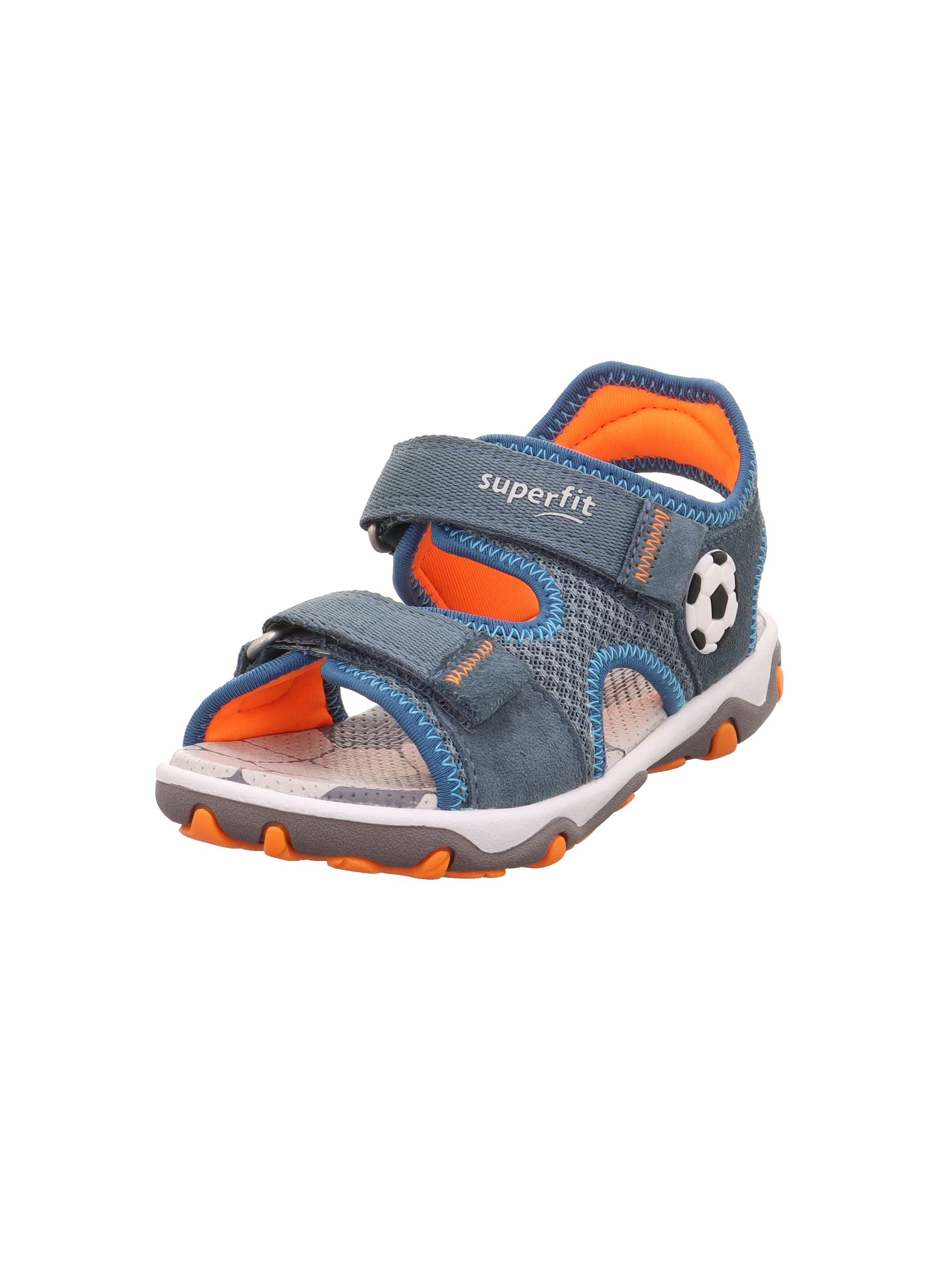 Superfit Boys' Mike 3.0 Sandals, 1-009466 Sandals, Blue/orange 8010, 13.5 UK
