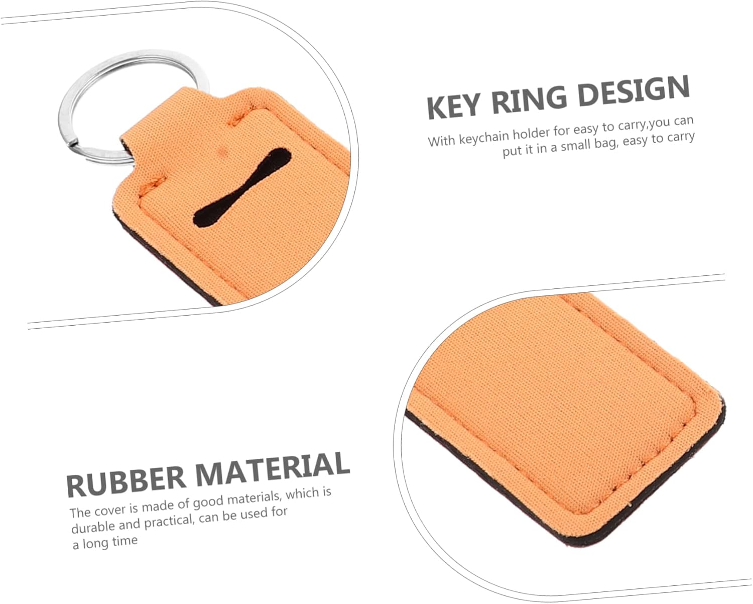 Case Lipstick Tube Makeup Holder Keychain Hanging Accessory Carrying Cover Key Chain Practical Keychain