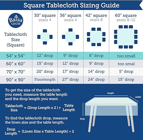 Miniatura 8 de Mantel cuadrado de poliéster de 54 pulgadas color verde cazador de alta calidad, manteles de mesa para bodas, fiestas, eventos, decoración de