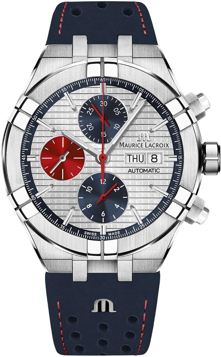 Maurice Lacroix Aikon Chronograph Special Edition Mahindra Racing 44mm Automatic Watch AI6038-SS001-133-4
