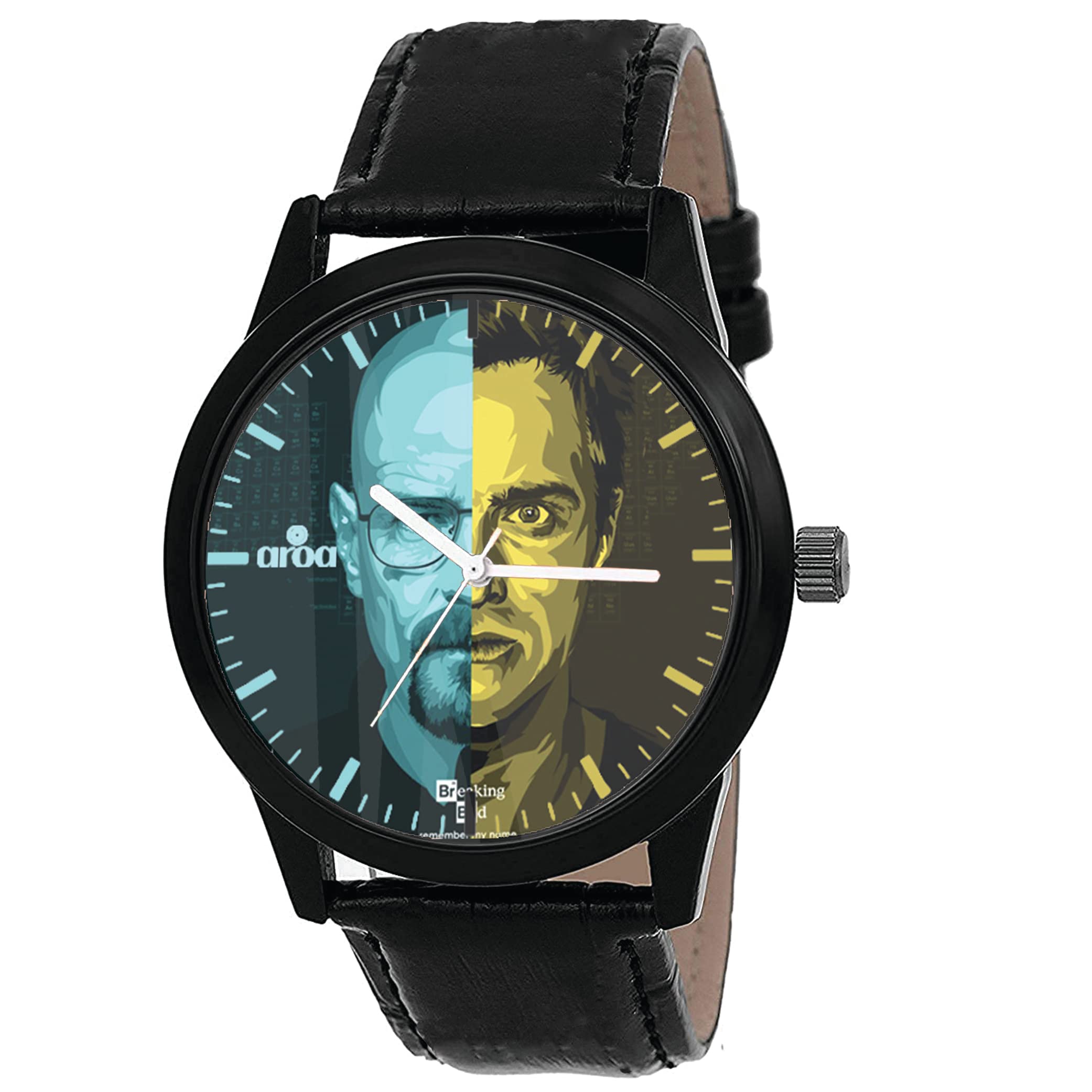 AROA Watch New Watch for Breaking Bad, Walter White Jesse Pinkman Black Metal Type Analog Black Strap Watch Blue Dial for Men Stylish Watch for Boys (B0C1N4Q3Q3) Amazon Price History, Amazon Price Tracker