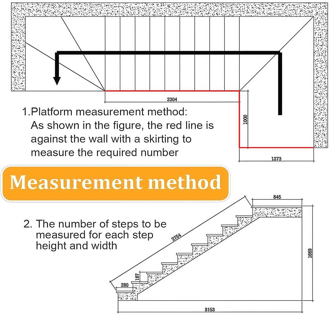 Baluster Stair Spindle Staircase- Aluminum Alloy & Tempered Glass Post,Adjustable & 270° Rotatable Top, Stable Iron Frame for Indoor Staircase, Garden, Deck Railing