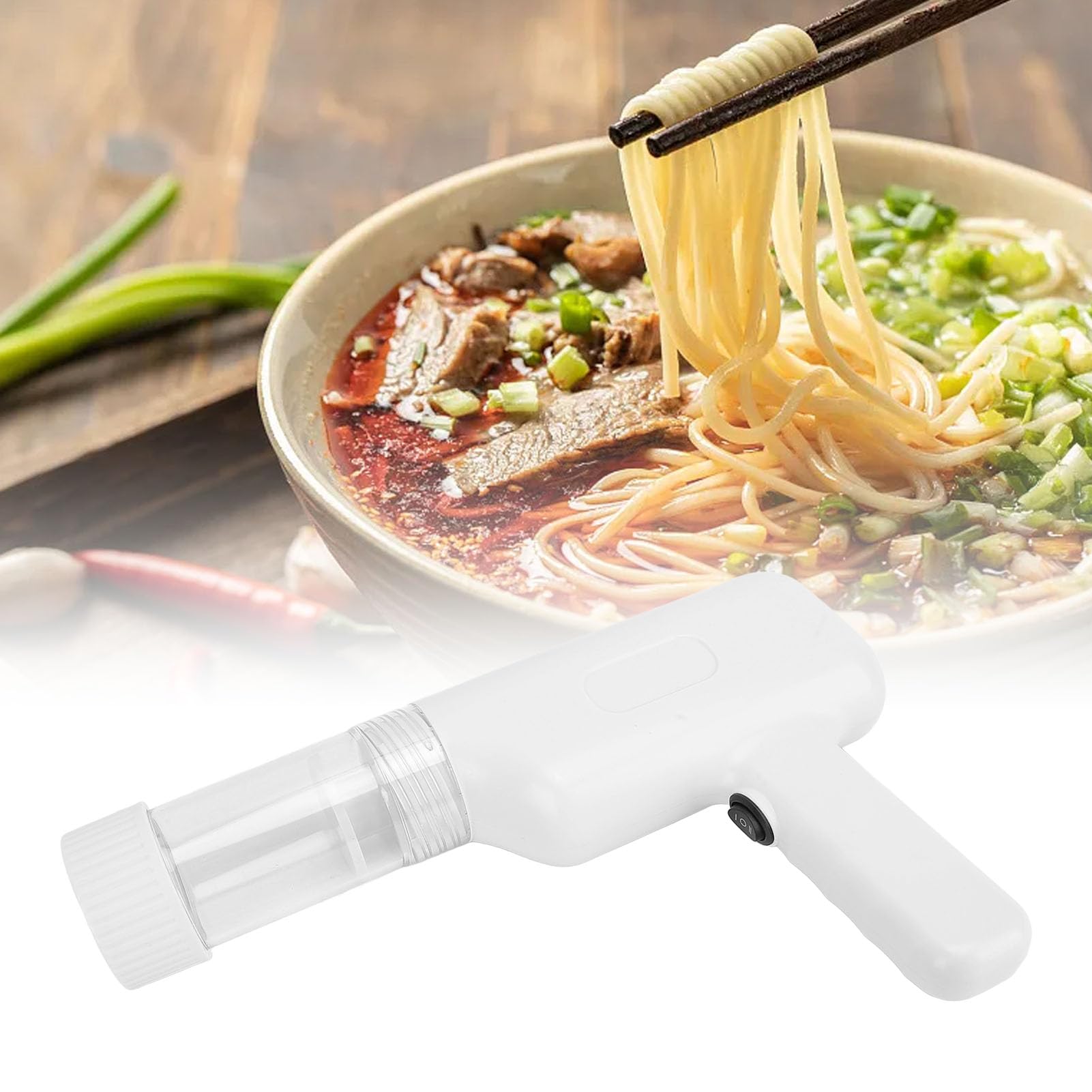 Elektryczna maszynka do makaronu przenośna przenośna maszyna do makaronu Maszynka do makaronu Prasa do makaronu z 6 płytkami do makaronu i krajalnicą do robienia spaghetti / fettuccine