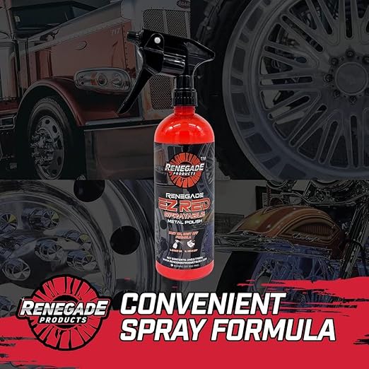 Pulidor de Metal Spray EZ Red 24 oz miniatura 3