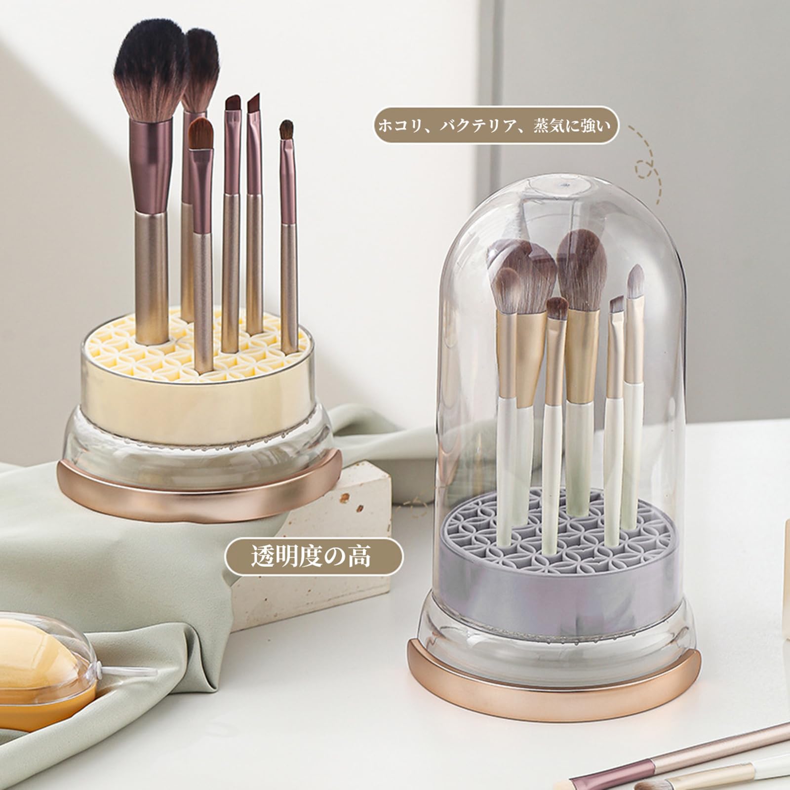 Amazon.co.jp: メイクブラシクリーナーボウル、シリコンブラシ