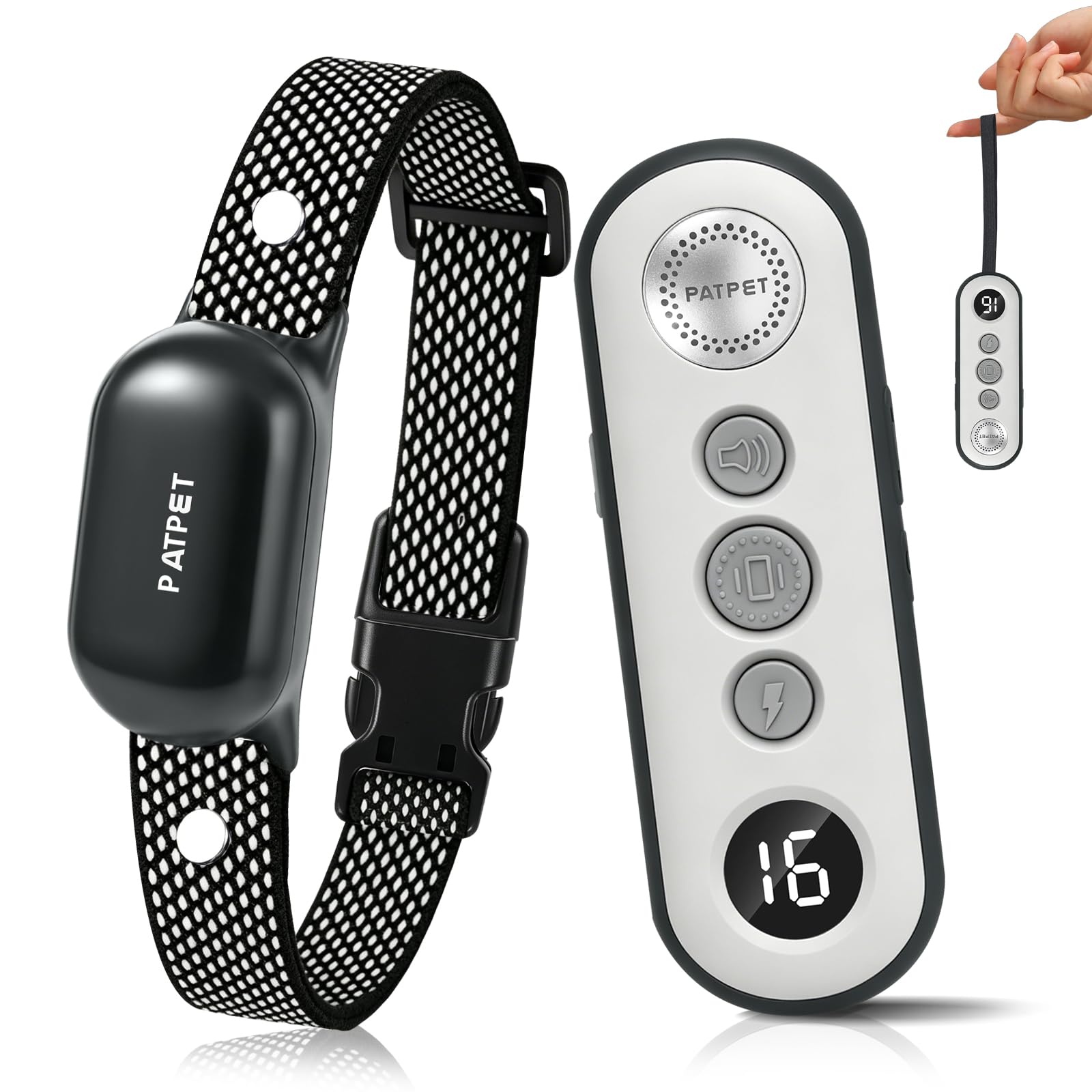 PATPET Shock Collar Remote IPX7 4 Modes