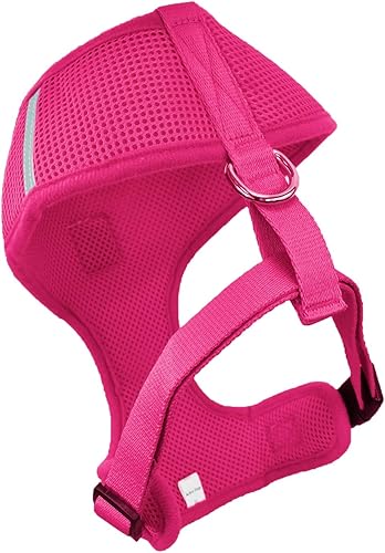 Miniatura 5 de Arnés ajustable para perros, antitirones y sin estrangulamiento, arnés de chaleco para mascotas, reflectante, ajustable, transpirable, clip frontal,