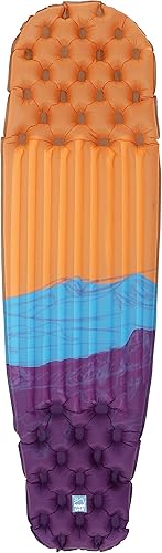 ust Freestyle - Alfombrilla de aire ligera para dormir con diseño ultraligero, saco de bomba y funda de transporte para mochilero, ciclismo,