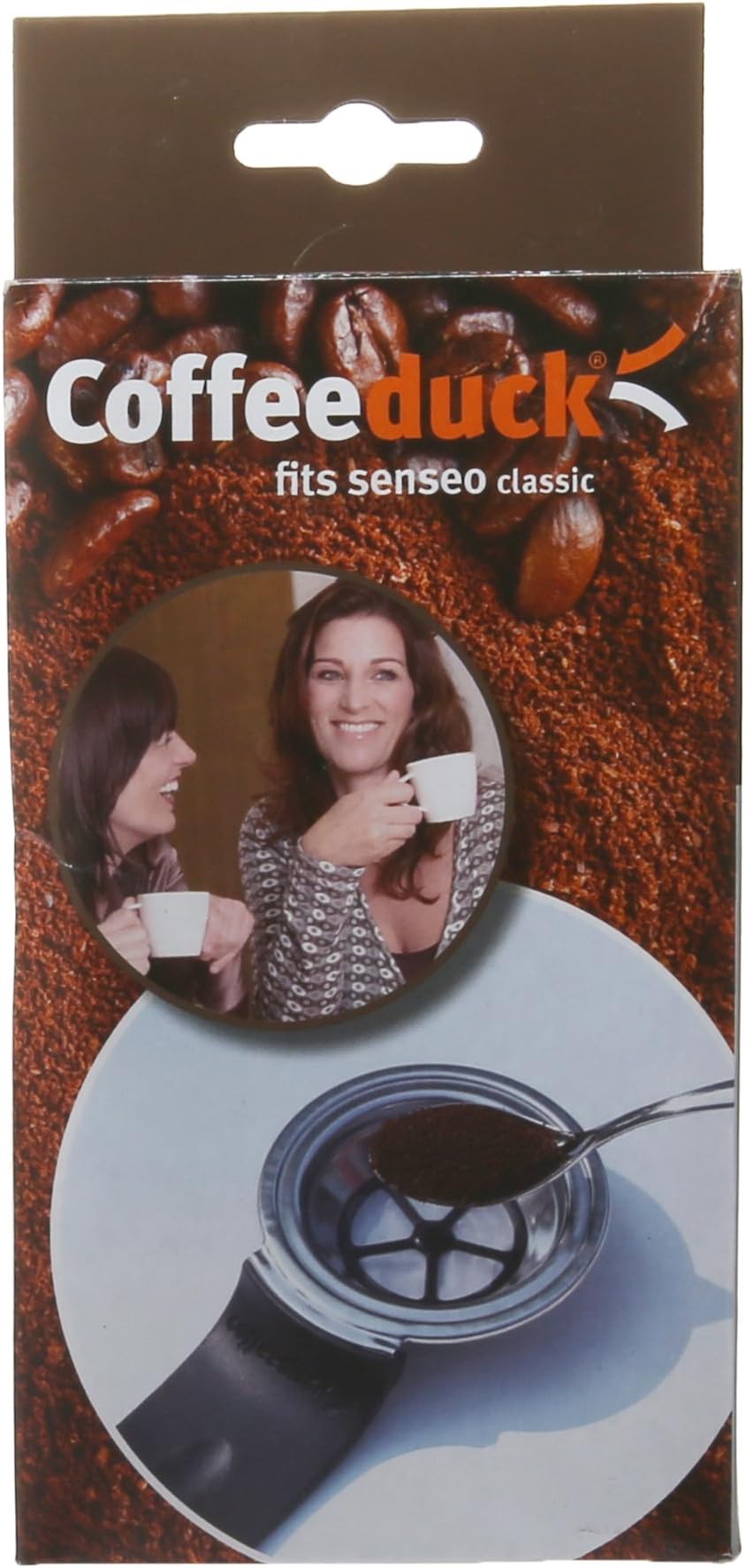 Coffeeduck Classic: Permanent Refillable Coffee Filter for the Senseo models HD7810-HD7812