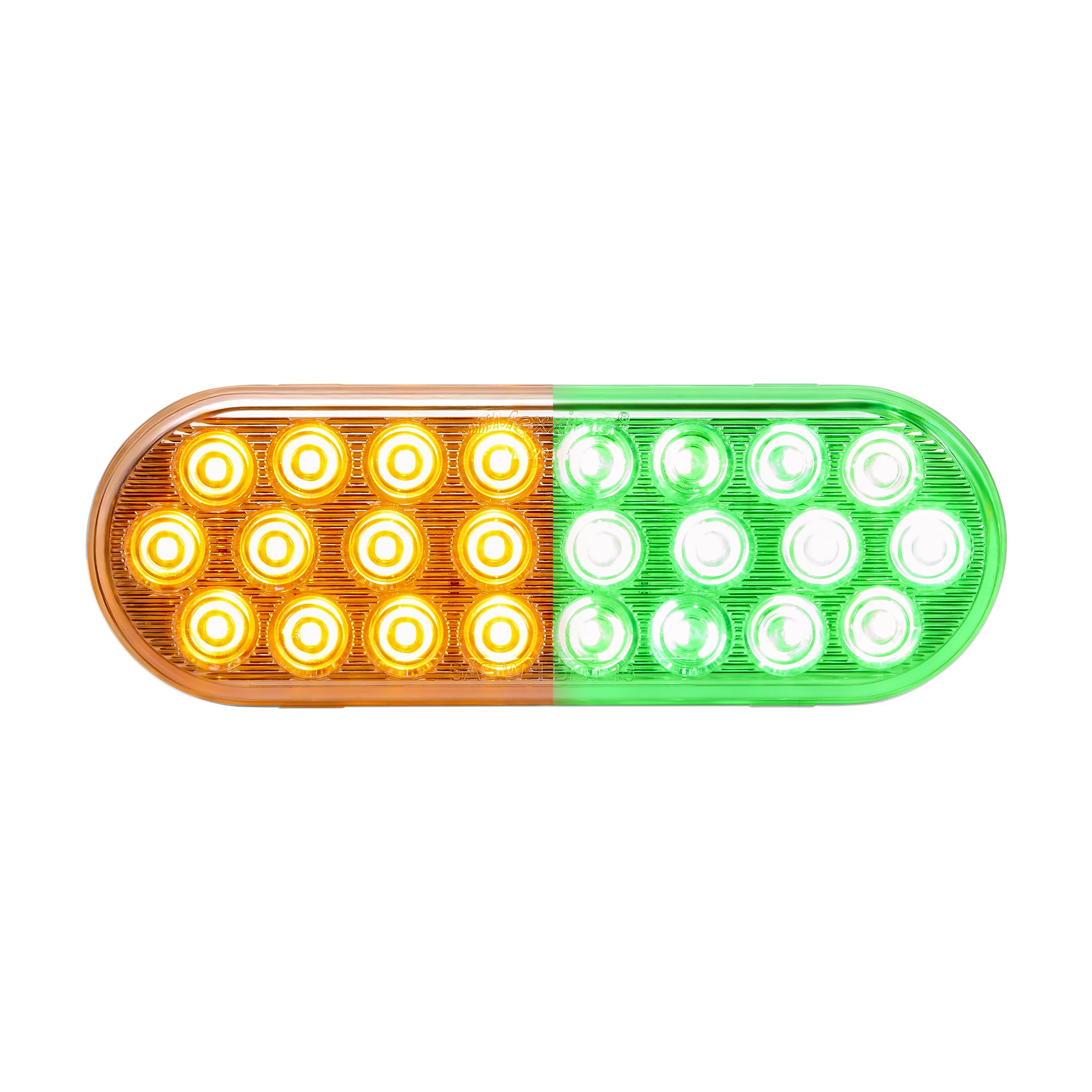 Amazon.com: Maxxima M63201GYCL 6” Oval LED Warning Light, Split