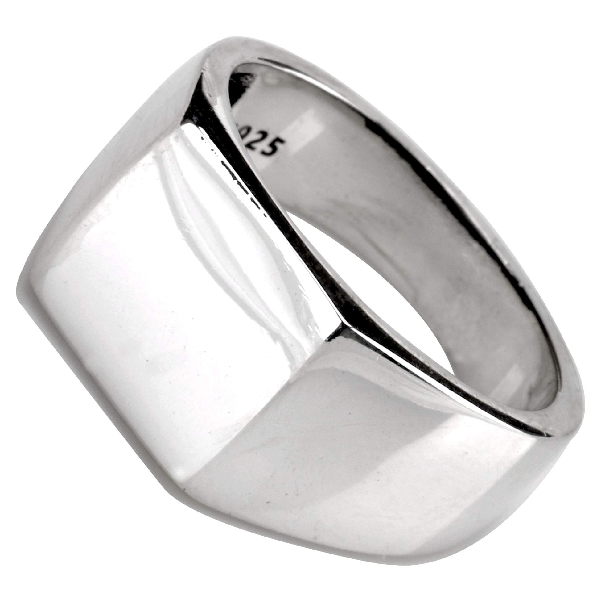 Amazon | 「silverKYASYA」シルバー925 印台リング シルバー