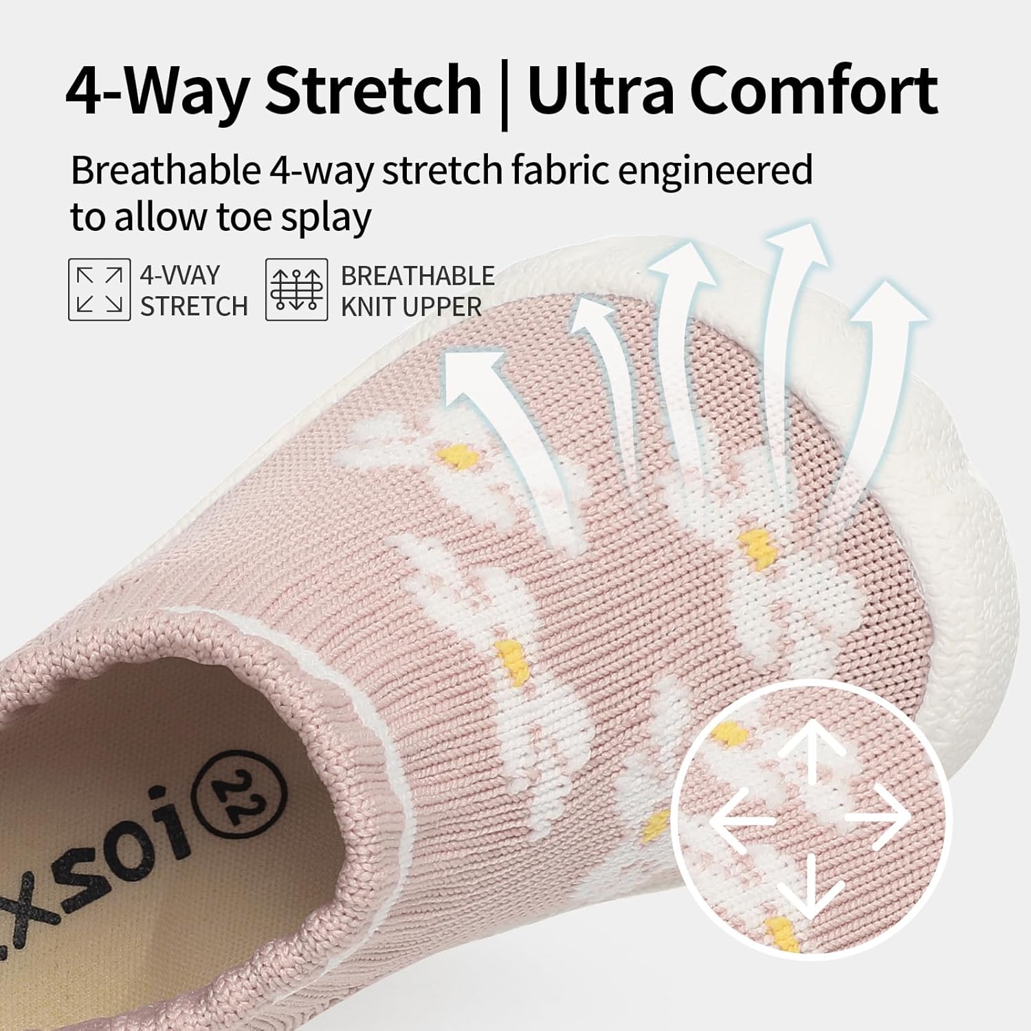 Baby Sock Shoes Breathable First Walking Shoes for Baby Girl Boy 6-24 Months Ultra-Light Infant Slippers Toddler Sneakers - Image 3