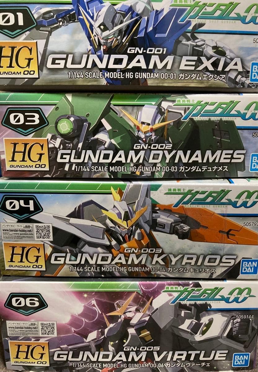 未組立 HG ガンダムエクシア デュナメス キュリオス ヴァーチェ 4機