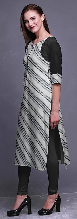 Bimba Cotton Straight Tunic Dresses for Women Printed Kurti Summer Wear Kurta
