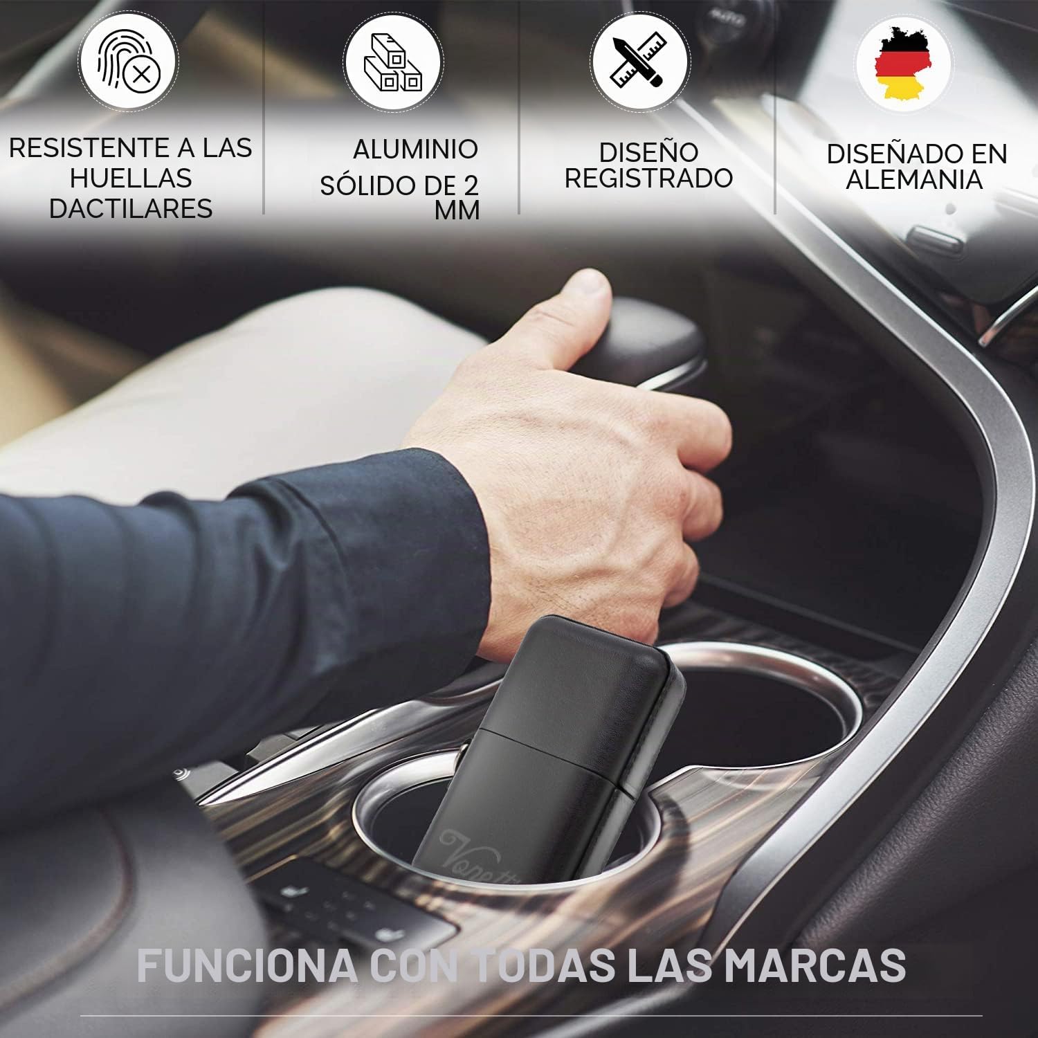 VONETTI Elegante caja de protección para llaves de coche, caja de protección RFID para llaves de coche, caja de almacenamiento Keyless Go, protección para llaves de coche