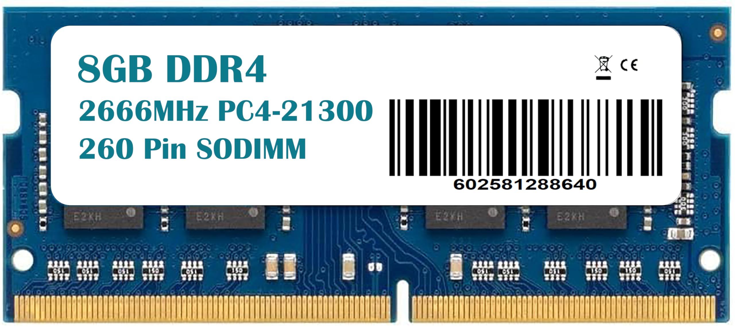 16GB 16gb(8gb×2) pc4-21300 ddr4 (2x8GB) CL19 1.2V Unbuffered Non-ECC - PC4-21300 2666MHz DDR4 メモリー