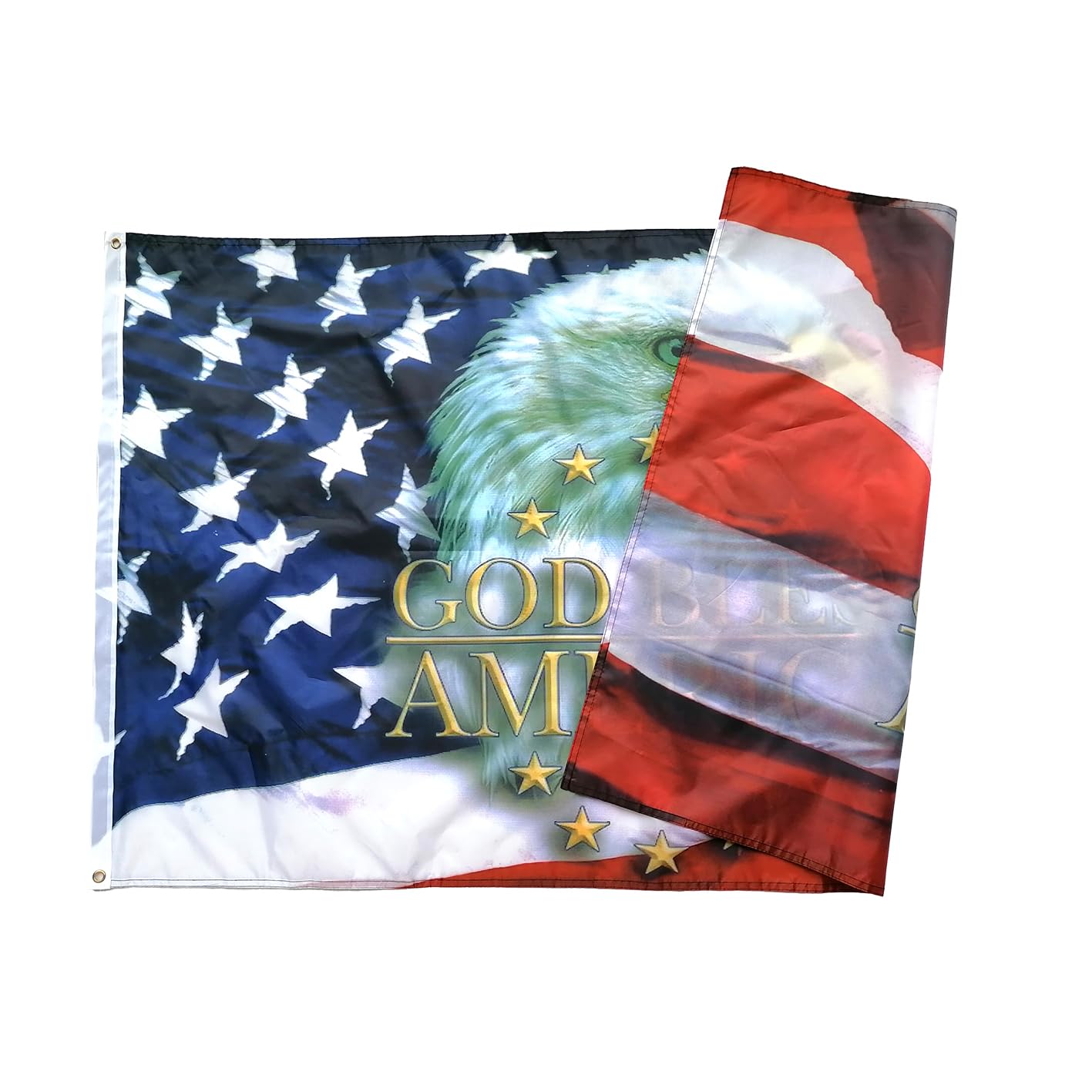 Amerikanische Flagge 90x150 Cm Aus 600D Nylon – Wetterfest, Hergestellt In Den USA, Für Den Außenbereich