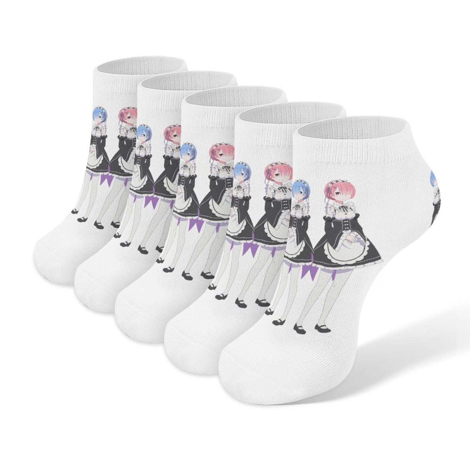 Amazon.co.jp: 靴下 5足セット Re:ゼロから始める異世界生活