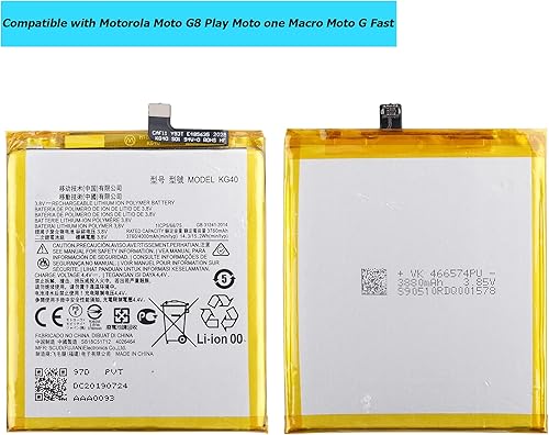 Miniatura 2 de KG40 - Batería de repuesto compatible con Moto G8 Play XT2015 XT2015-2 Moto one Macro Moto G Fast XT2045-3 con herramientas