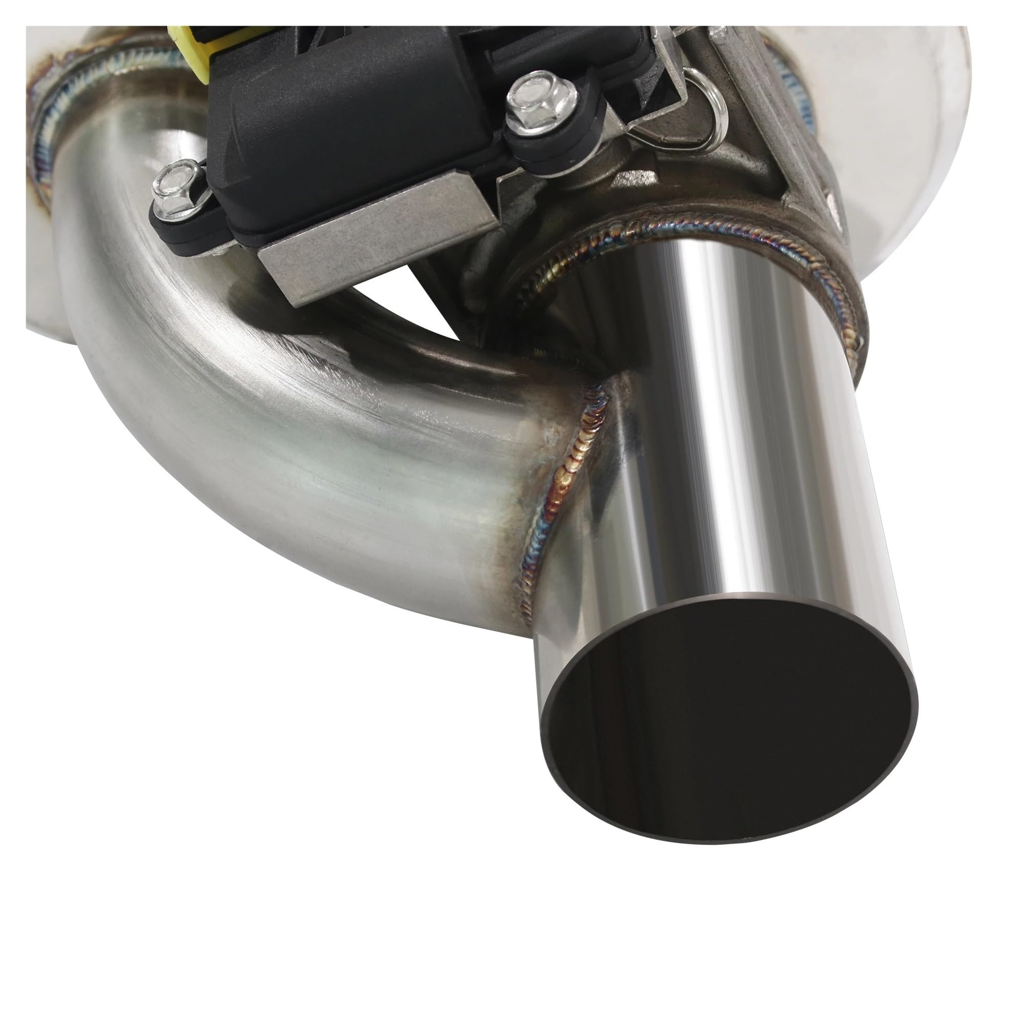Tubo Scarico Silenziatore Di Scarico Elettronico Con Valvola Solo Silenziatore Di Scarico Catback Per Auto Con Ingresso Singolo Punta Silenziatore(60mm)