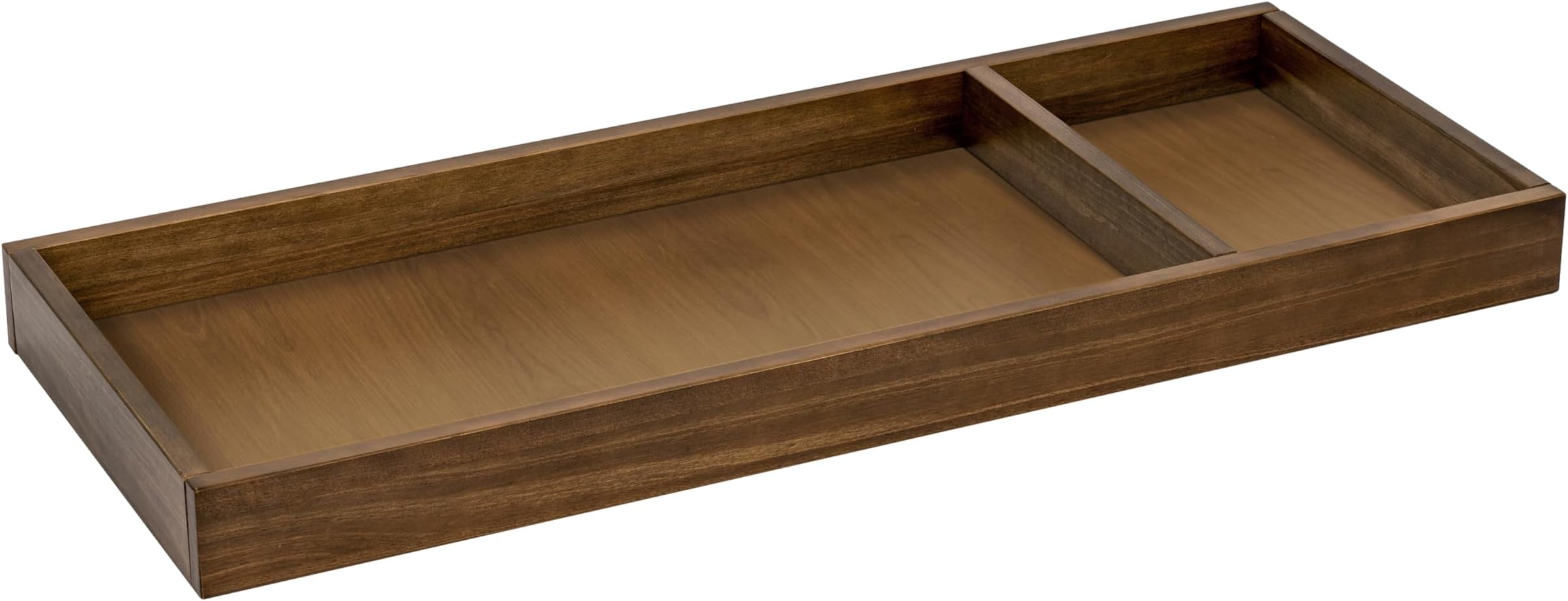 Universal Wide Removable Changing Tray (M0619) in Walnut