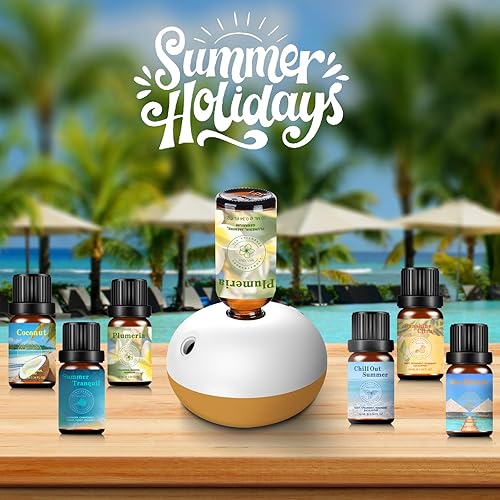 Miniatura 24 de Aceites esenciales para hombres para difusores para el hogar – Aceite de fragancia de 0.3 onzas líquidas para hacer velas, cuero, sándalo, café