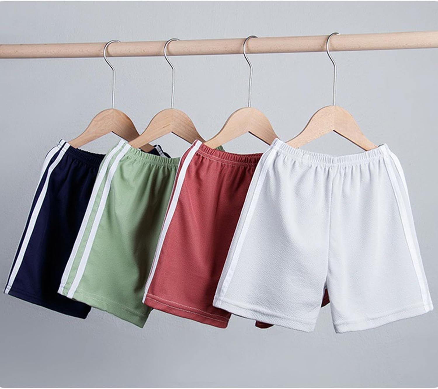Toddler Boys Girls Active Running Shorts 3 Pack Kids Athletic Short Pants Lightweight Summer Sport Jogger Shorts - Image 4