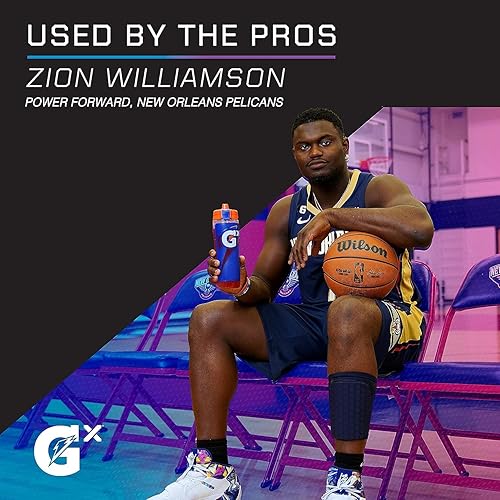 Miniatura 7 de Gatorade - Sistema de hidratación Gx, botellas antideslizantes Gx Squeeze con bandera desteñida