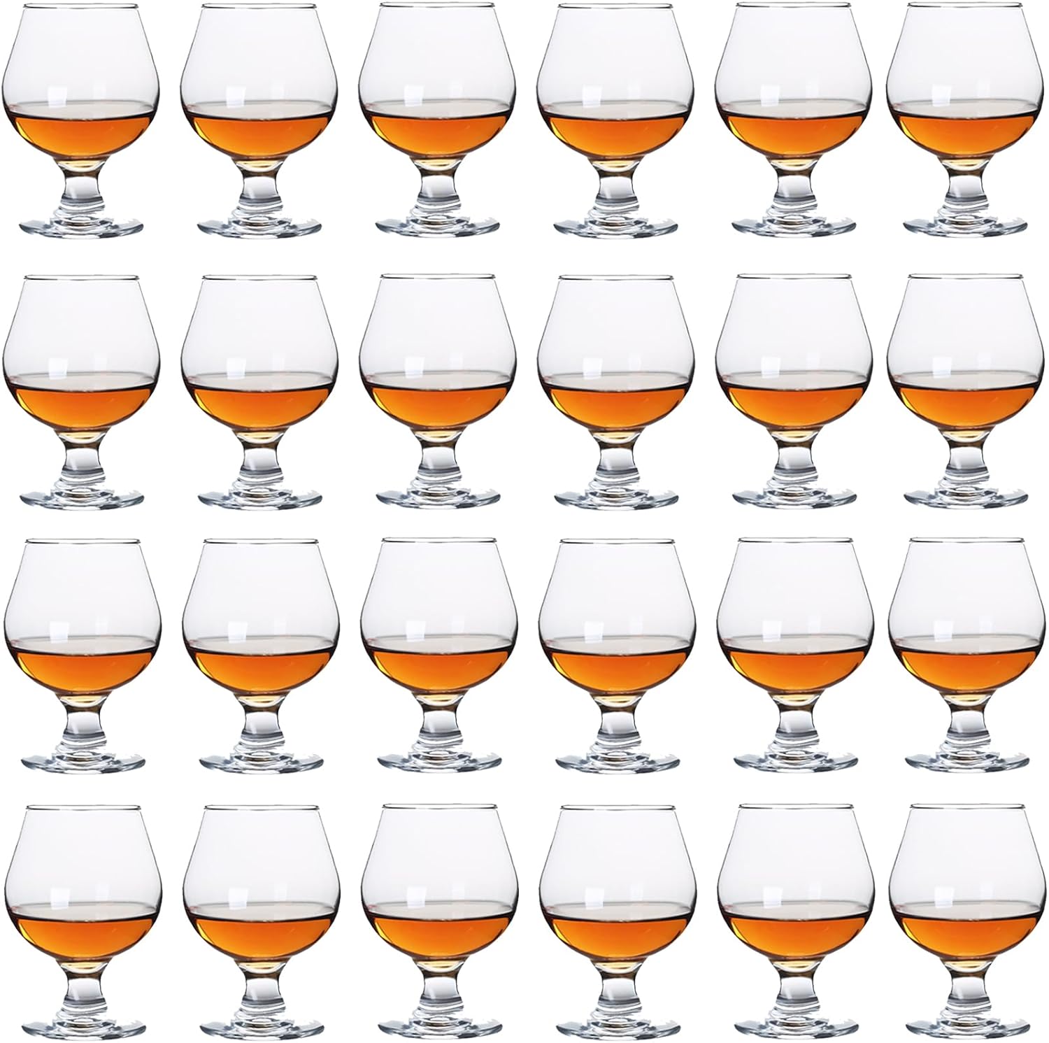 Snifters 1.75oz Shot Glasses Set of 24 Cute Brandy Cognac Glasses (50ml | 1.75 floz) 1.75 fl oz 24