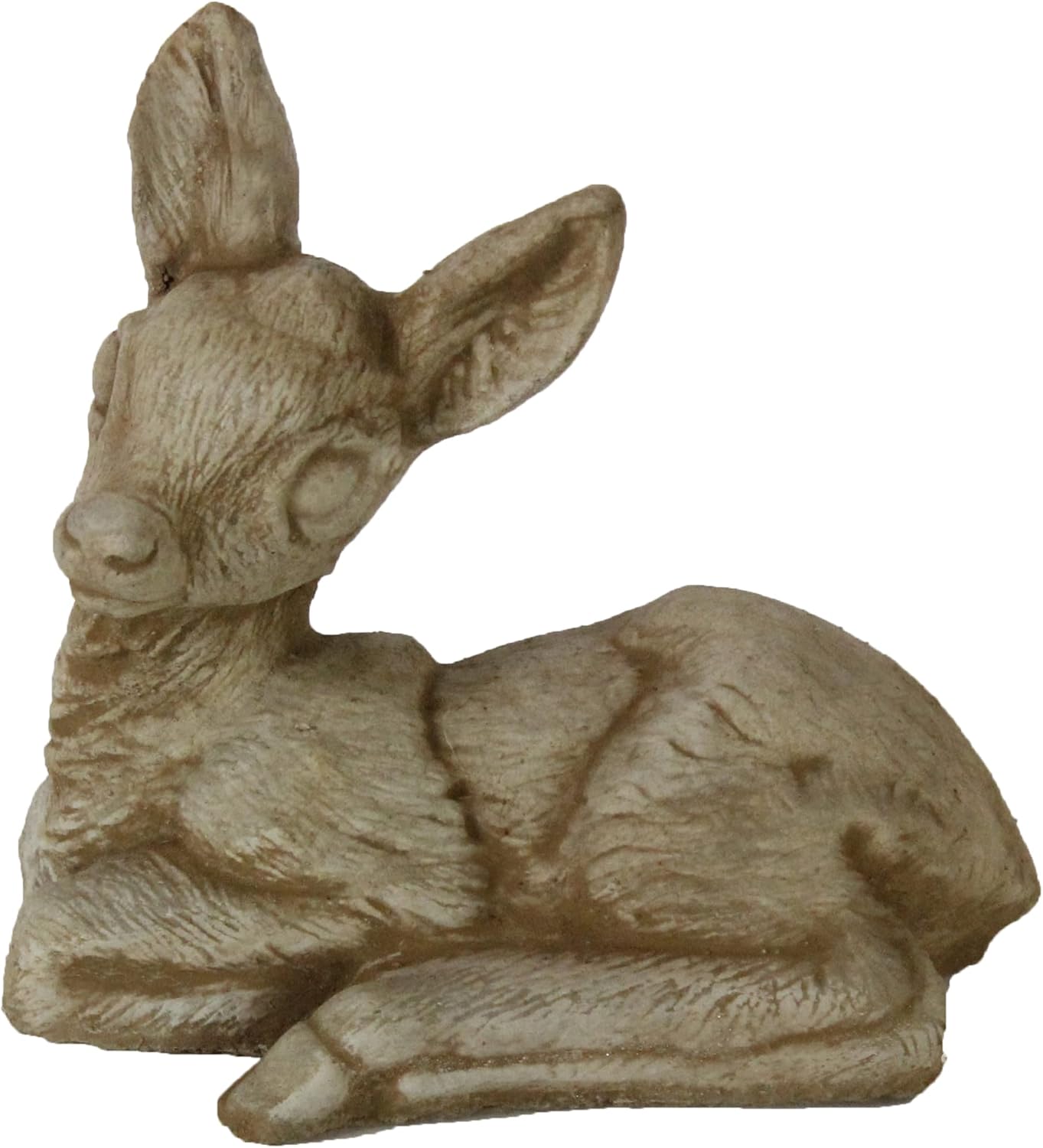 Sitting Baby Deer Statue Sculpture Concrete Deer Statue Home and Garden Figure