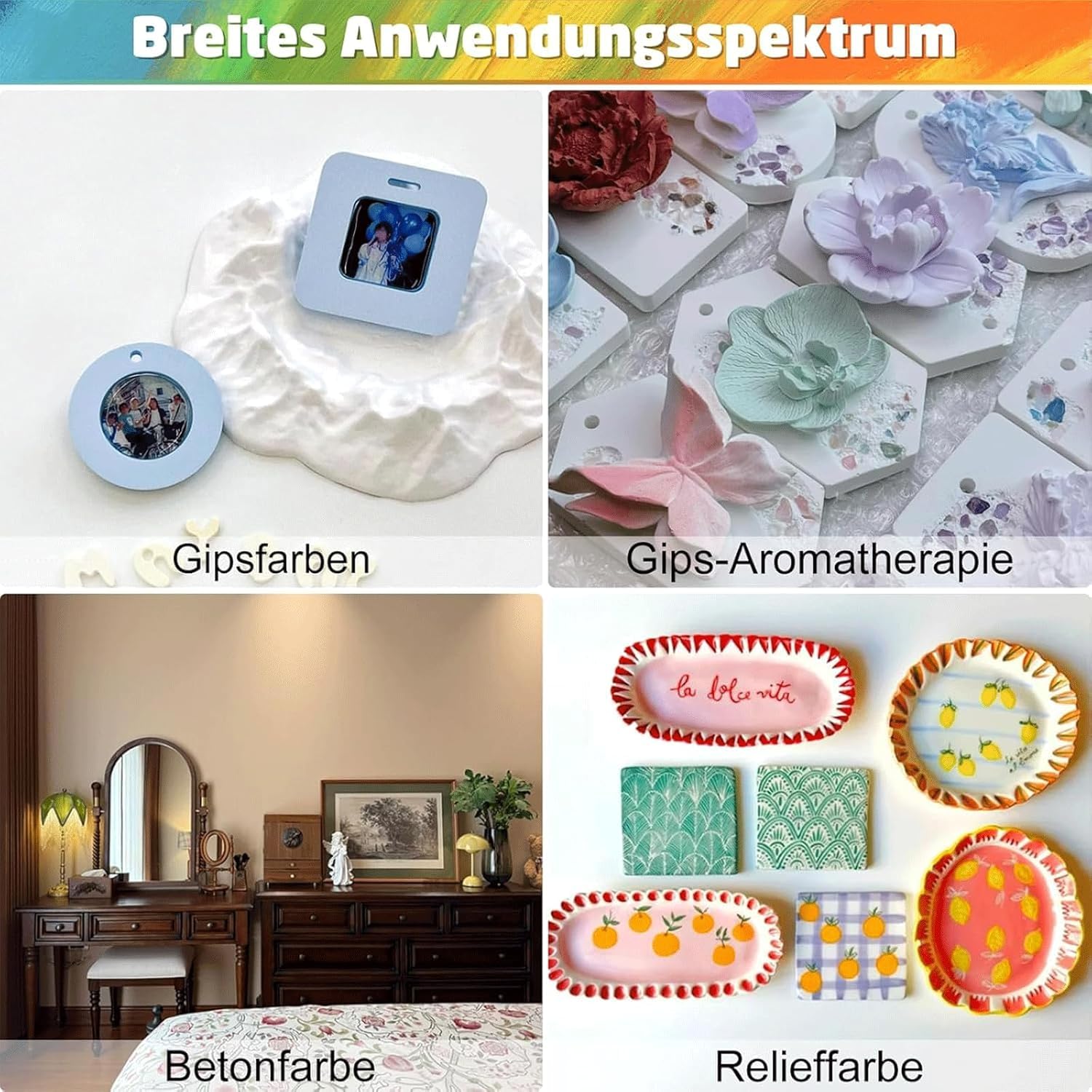 LEMONSTONE 12 sztuk pigmentów do proszku odlewniczego, 5 ml, farba w proszku, wysoko skoncentrowane pigmenty barwiące do modelarstwa, pigment na bazie wody, pigment na bazie wody do farb betonowych