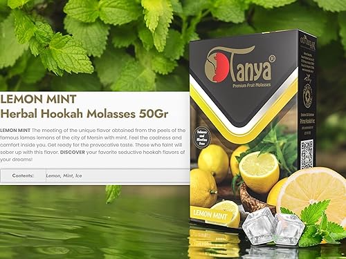 Miniatura 9 de Tanya Herbales 100% Nicotina y Tabaco, sabores de cachimba Shisha Hookah, bolsa de 8.82oz (sandía menta)