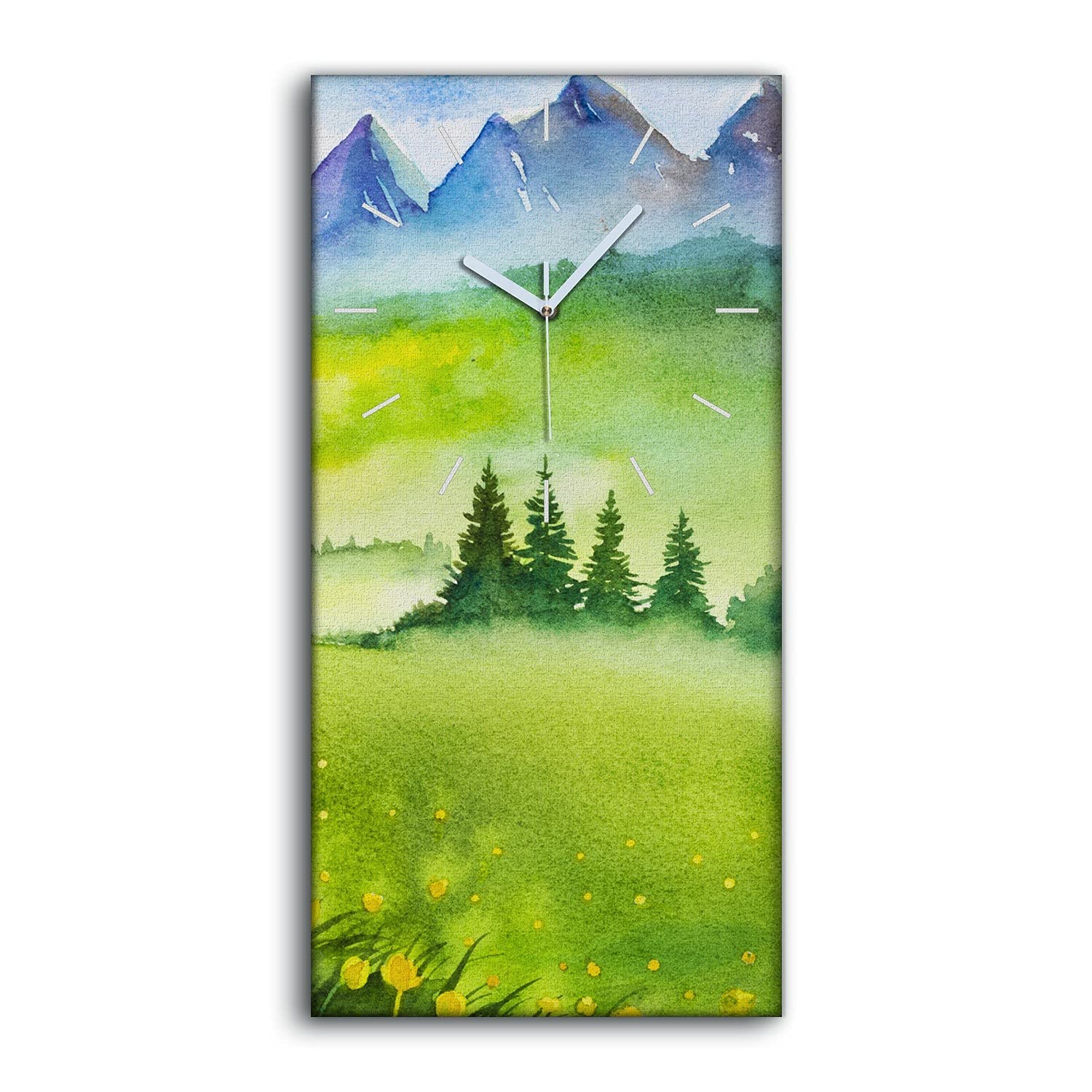 Horloge sur toile silencieuse sans tic-tac pour retrouver le sommeil dans la chambre