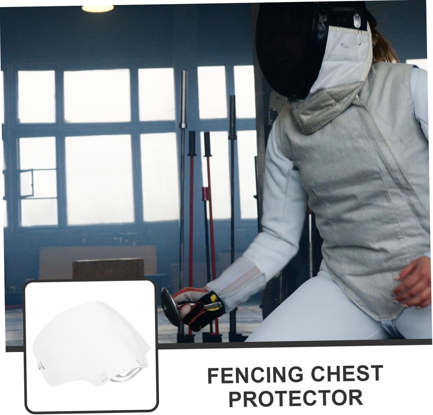 Fencing Chest Protector for Men and Women Lightweight and Chest Guard Professional for Fencing Competitions and Outdoor Sports Ergonomic Design for Comfort and Impact Resistance