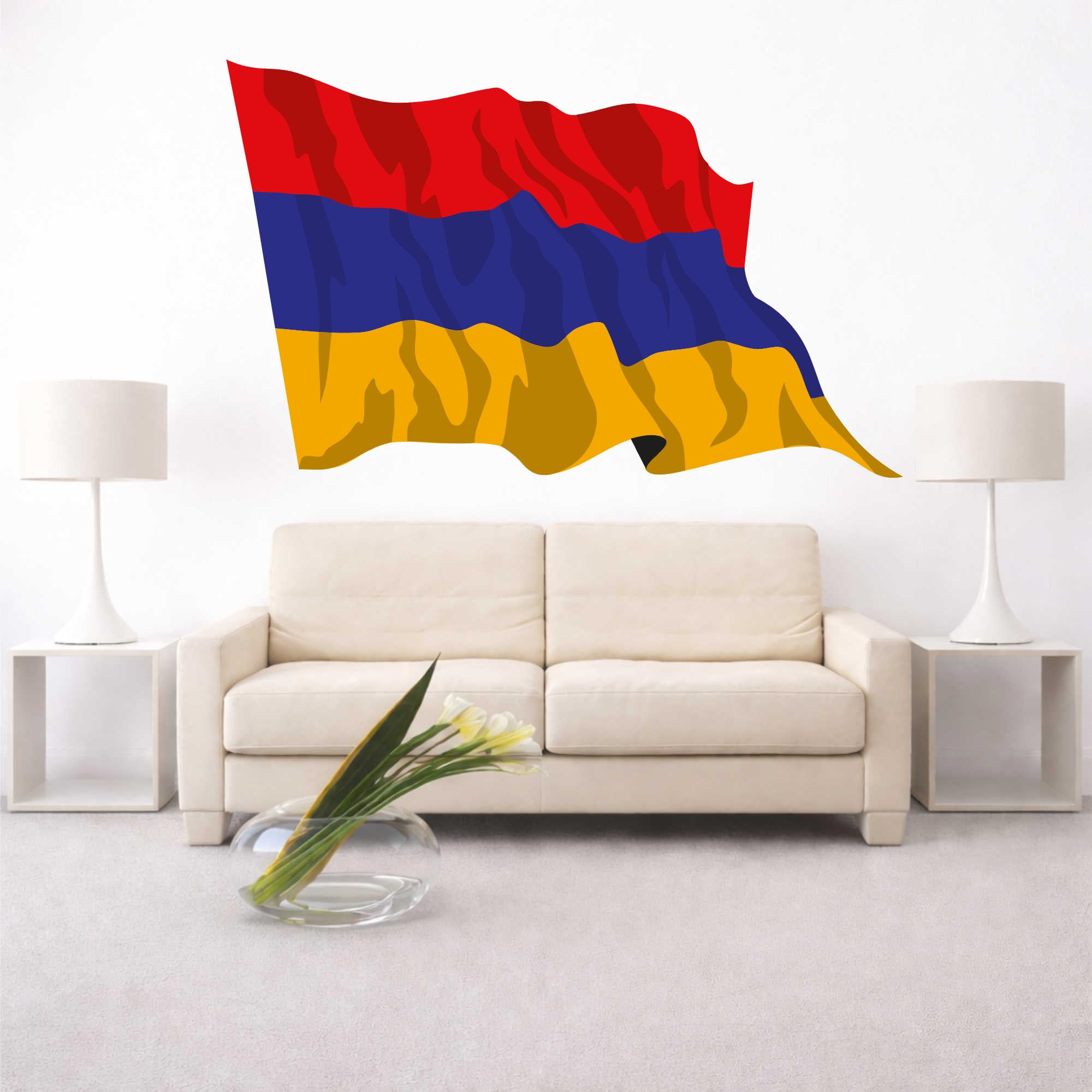 Adesivo LS16 Bahamas – Bahamas colori/Multicolore come Bandiera, Vinile, 180x119 cm