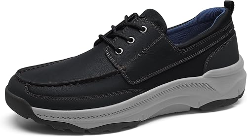 OTHUME Zapatos náuticos clásicos para hombre, zapatos casuales cómodos, mocasines de cubierta