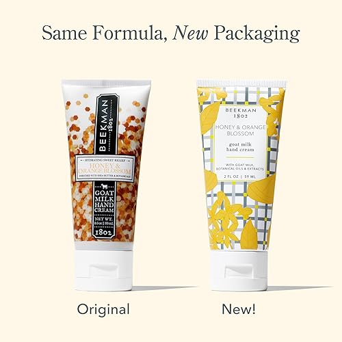 Miniatura 25 de Beekman 1802 x HERSHEY'S Limited Edition KISSES - Crema de manos con leche de cabra con bastón de caramelo (2 onzas)