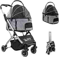 GPR 3WAY 分離 自立式 ペットカート Amazon | GPR 3WAY 分離 自立式 ペットカート 犬用ベビーカー 犬
