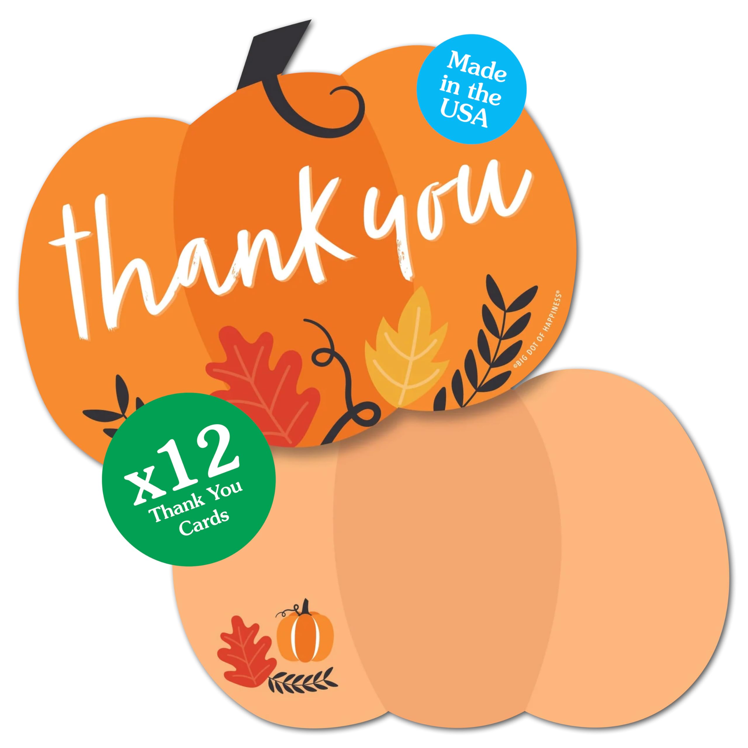 Amazon.com : Big Dot of Happiness Fall Pumpkin - Thanksgiving