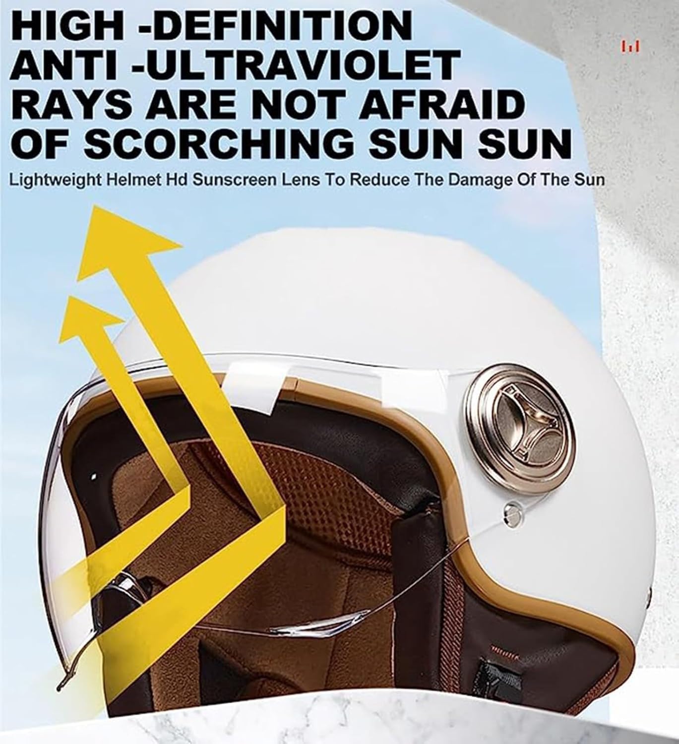 Open Face Kask motocyklowy z certyfikatem ECE 3/4 pół z osłoną przeciwsłoneczną dla dorosłych mężczyzn kask motocyklowy damski kask motocyklowy D,54-61 cm