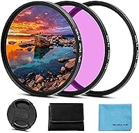 Sedremm 77mm UV CPL FLD Filter Kit with Lens Cap - Universal for Canon Nikon Sony Fuji Cameras - Protect & Enhance Photos