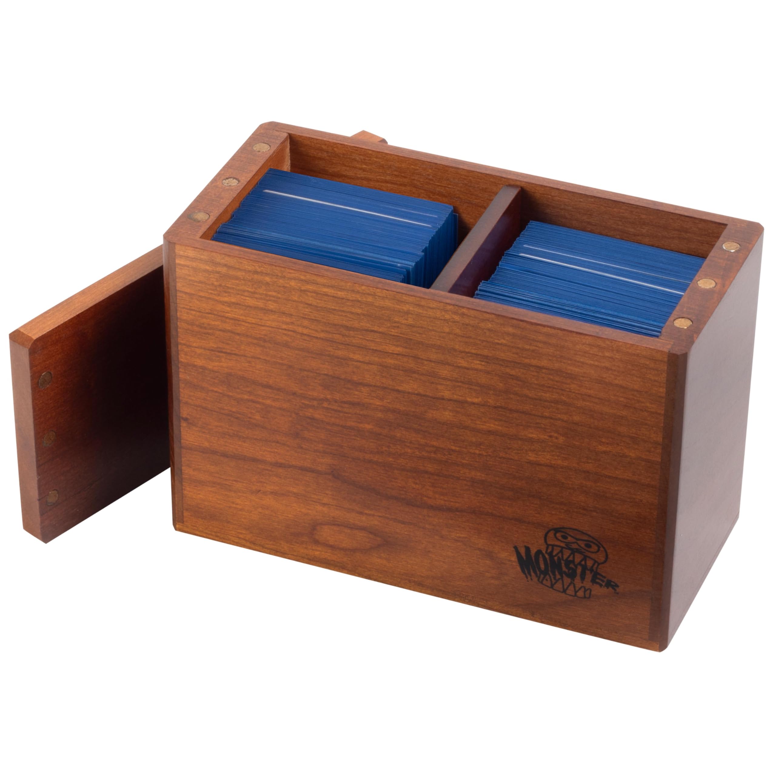 Amazon.com: Monster Wooden Double Deck Box w Strong Magnetic Lid & Security Band- Premium Holds 250 Sleeved Cards- Compatible with All Trading Major TCG Games, Gift : Toys & Games Amazon.com: Monster Wooden Double Deck Box w Strong Magnetic Lid & Security Band- Premium Holds 250 Sleeved Cards- Compatible with All Trading Major TCG Games, Gift : Toys & Games