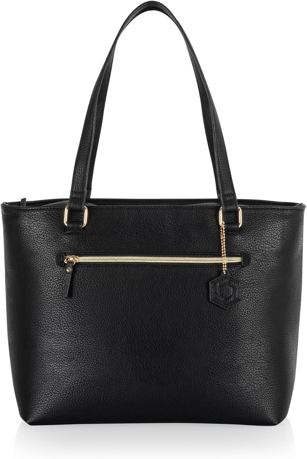 ONIVA - a Picnic Time brand - Uptown Cooler Tote Bag - Insulated Lunch Bag - Stylish Beach Bag Soft Cooler, (Black)