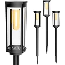COXSENI Solar Pathway Lights Outdoor 4 Packs, Bright Solar Path Light Outside Waterproof, Solar Garden Decorative Solar Powered Landscape Lights for Walkway Driveway Lawn Patio Sidewalk Yard Decor
