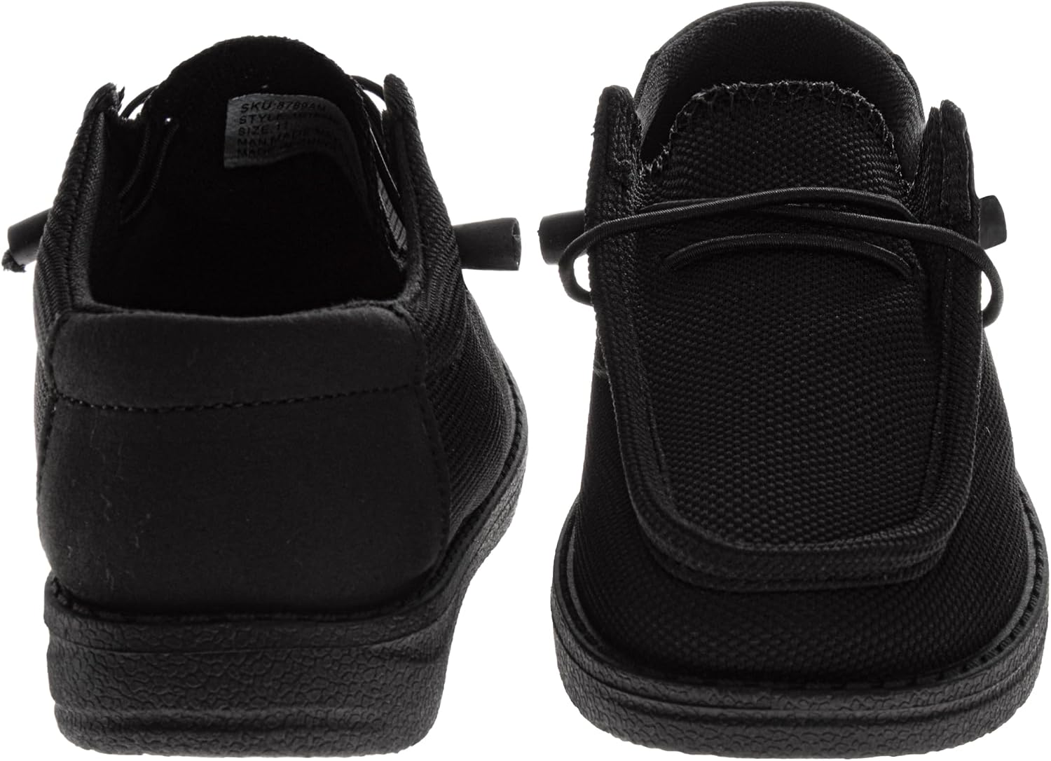 Josmo Slip-On Loafer Sneakers for Boy Girl Knit Casual Boat Shoes for Kids Size 11-13 Little Kid 1-4 Big Kid image 3